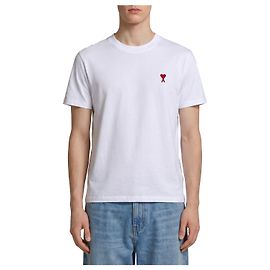 Camiseta Ami de Coeur Ami Paris Blanca Algodón Blanco