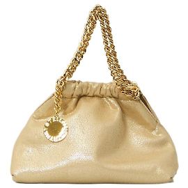 Stella Mc Cartney Falabella Mini-Beuteltasche Golden