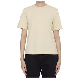Burberry T-shirt con logo Paisley Beige