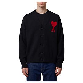 Ami Paris Ami de Coeur cardigan Black