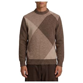 Ballantyne Beiger Rundhals-Pullover Beige