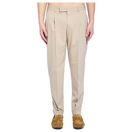PT Torino Rebel-Hose aus Stretch- Schurwolle Beige