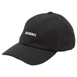 Jacquemus Gadjo Baseballkappe schwarz Baumwolle Schwarz