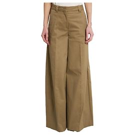 The Latest Alma wide leg pants beige Beige
