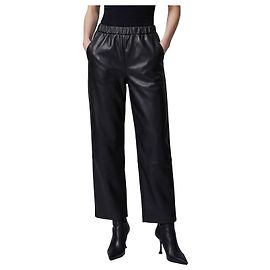 Pariente Sarah leather pants in black Black