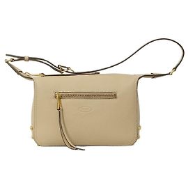 Tod's Mini sac en cuir Metal Dots Beige
