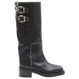 Stivali Jimmy Choo Brooklyn in pelle nera Nero