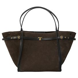 Tod's Medium T Signature Shopper Braun