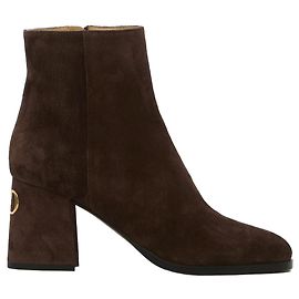 Valentino Garavani Bottines Fawcette en daim Marron