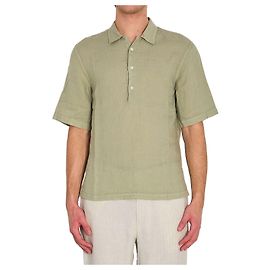 Camisa Barena Mola Telino de lino verde Verde