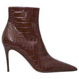 Paris Texas Vera 85 ankle boots in Chocolate Brown