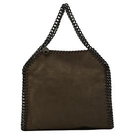 Stella Mc Cartney Bolso tote mini Falabella Castaño