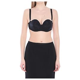 Dolce & Gabbana Top sujetador balconette de encaje negro Negro