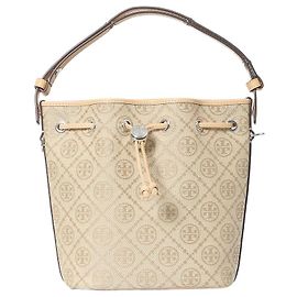 Tory Burch mala bucket T Monogram Outro