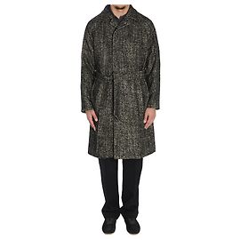 Tagliatore wool blend midi coat black Black