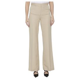 Stella Mc Cartney Stella McCartney Schlaghose Beige Viskose Beige