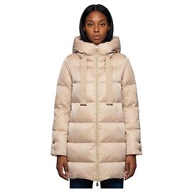 Herno Chaqueta puffer en forma de A Beige
