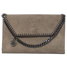 Stella Mc Cartney Carteira Falabella com corrente Marrom