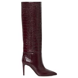 Paris Texas Bottes stiletto Rouge Noir 85 Bordeaux