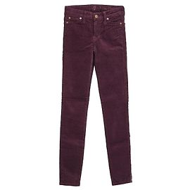 7 For All Mankind Gerippte Hose Lila Lila