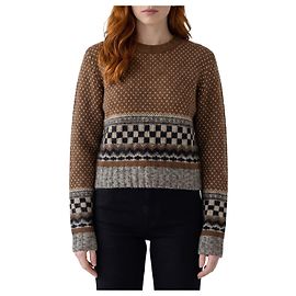 Golden Goose Journey Rundhals-Pullover Braun