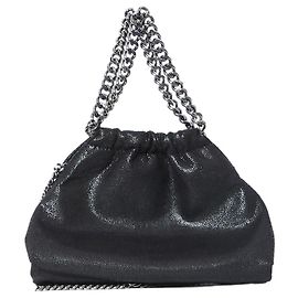 Stella Mc Cartney Falabella mini bag with drawstring Black