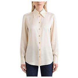 Dolce & Gabbana White Silk Shirt White