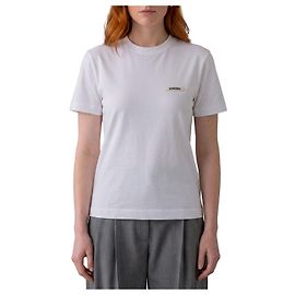 Jacquemus T-shirt de algodão Gros Grain Branco