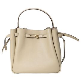 Tory Burch Romy bucket bag beige leather Beige