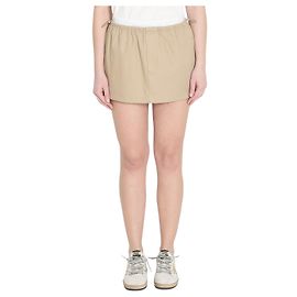 Alexander Wang Cotton Twill Mini Skirt Brown Brown