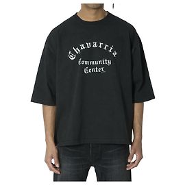 Willy Chavarria Camiseta Community Center Negro