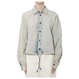 Haikure Keira Vintage Dirty Hemd Hellblau