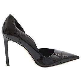 Décolleté Jimmy Choo Brigitte 100 in pelle nera Nero