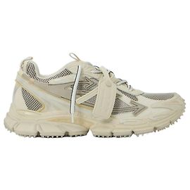 Off White abgetragene Be Right Back Sneaker Beige