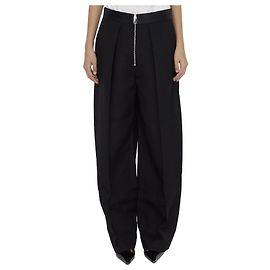 Calças Marine Khaite pretas de viscose Preto