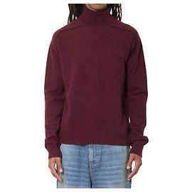 Maison Martin Margiela Virgin wool turtleneck sweater Dark red