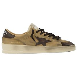 Baskets Golden Goose Stardan en cuir beige Beige