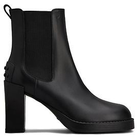 Tod's Stivaletti Chelsea in pelle Nero