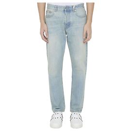 Valentino Garavani Jeans with VLogo Signature Blu chiaro