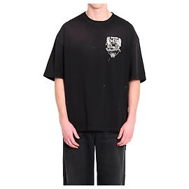 Amiri Eagle Oversized T-Shirt Schwarz