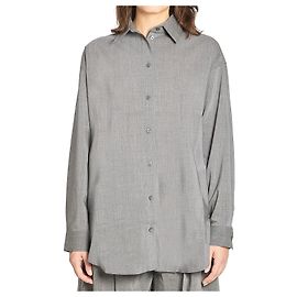 Jacquemus Camisa Le Chemise d'Hommen Cinza