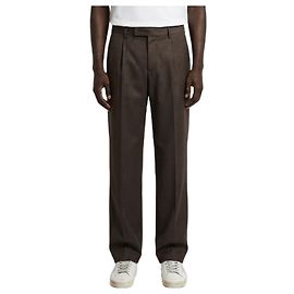 PT Torino Pantalon Samuel en drill de laine Marron