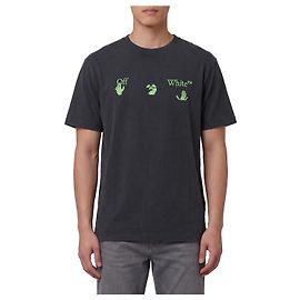 Off White T-shirt Bacco Arrow Skate Nero