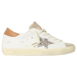 Sneakers Super Star Golden Goose in pelle bianca Bianco