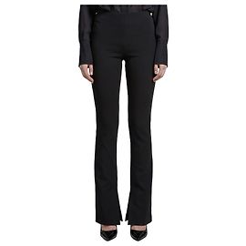 Federica Tosi Cady-Hose mit Schlitz Schwarz