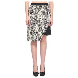 Emanuel Ungaro Rock mit Animal-Print Weiß