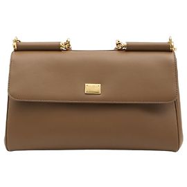 Dolce & Gabbana Sac à main My Sicily medium Marron