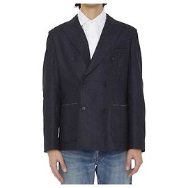 Tonello Veste en flanelle anthracite Gris