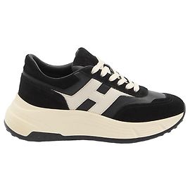 Baskets Hogan Hi-Fi en cuir noir Noir