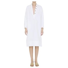 Robe Khaite Brom en coton blanc Blanc